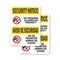 Signmission No Guns Allowed Bilingual OSHA Security Notice Sign, Vinyl Decal, 10in W x 14in L, 2PK OS-2PACK-SN-D-1014-L-11612 - alternate 1